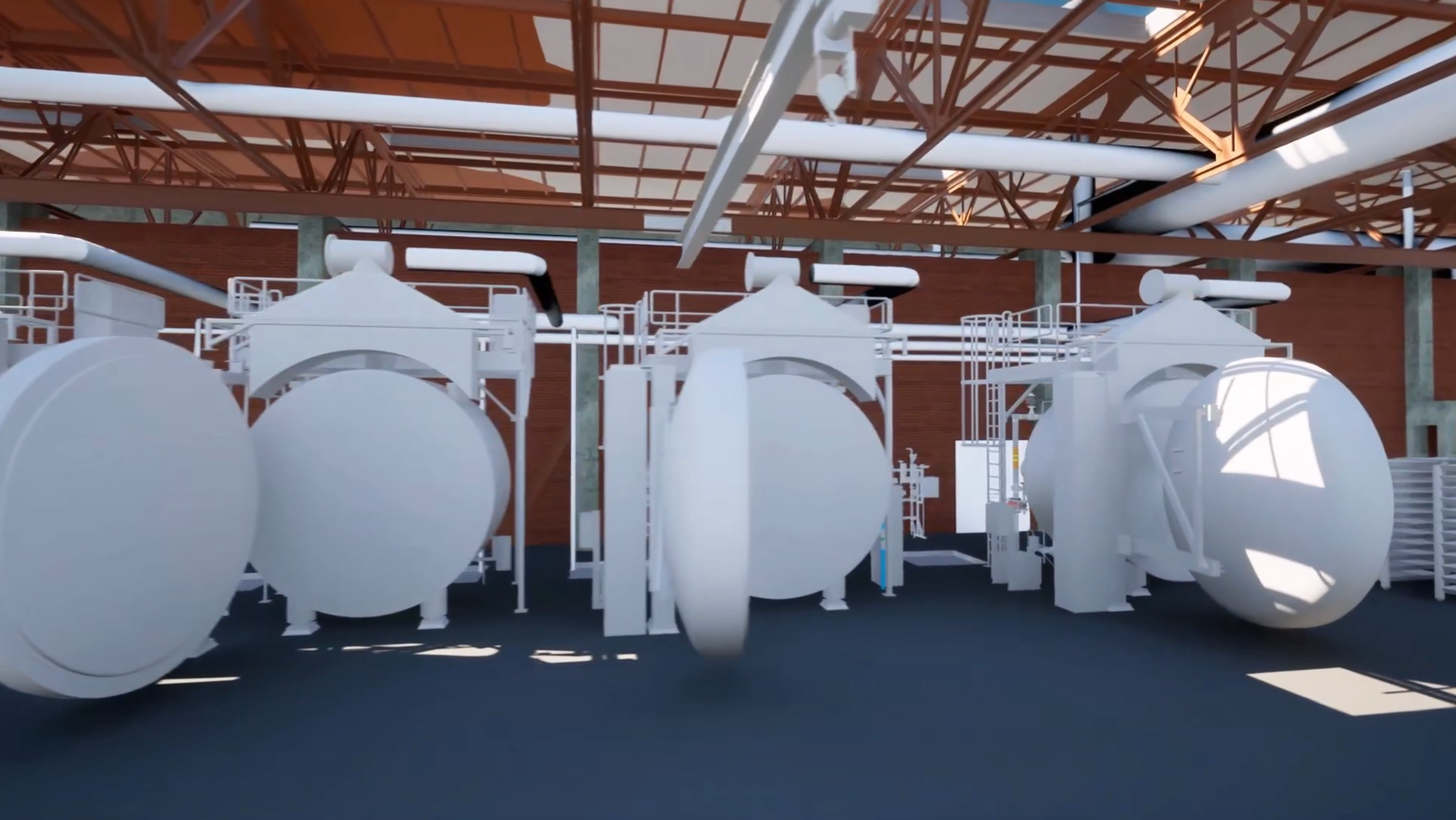 Участок обжига